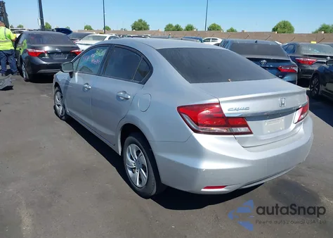 2015 Honda Civic Lx из США, поврежденный, VIN 19XFB2F53FE269869